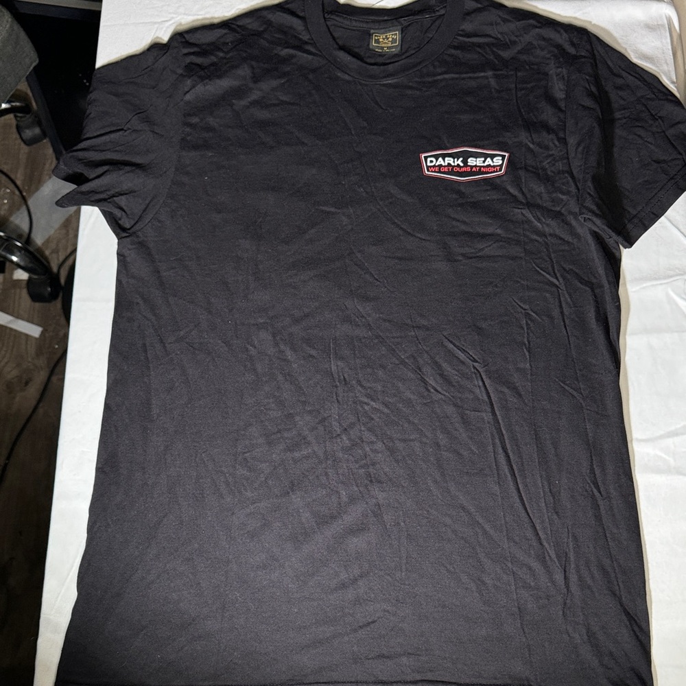 Dark Seas Black Short Sleeve Men's Tee